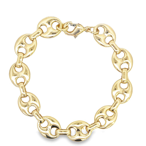 11mm Thick Chunky Gucci Mariner Link Chain Bracelet (I320)-0
